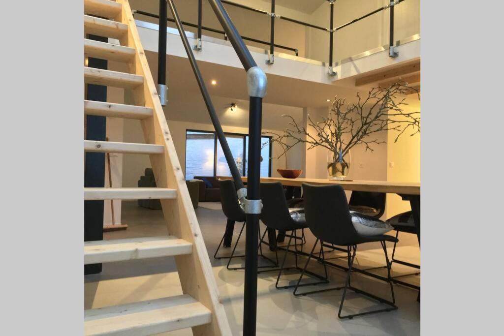 Luxe Vakantiehuis Met Sauna De Barn Bergen Exteriör bild