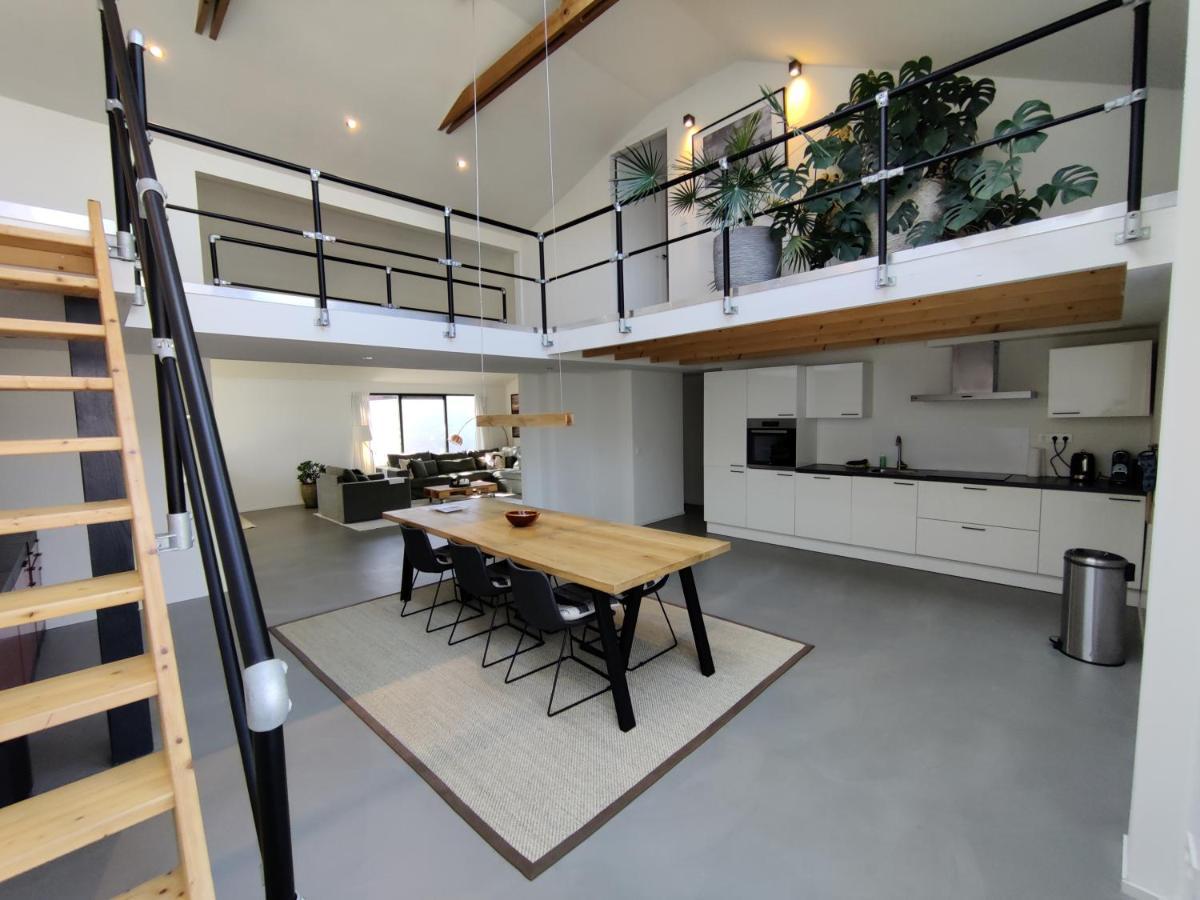 Luxe Vakantiehuis Met Sauna De Barn Bergen Exteriör bild
